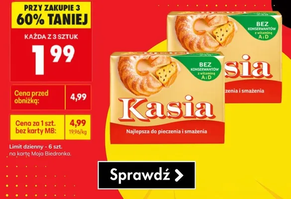 Bułka Kasia najlepsza do pieczenia i smażenia promocja w Biedronka