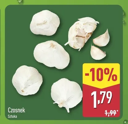 Czosnek promocja w Aldi