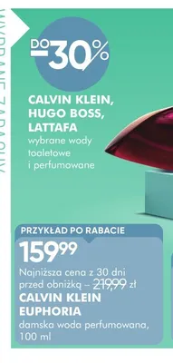 Woda perfumowana damska Calvin Klein Euphoria promocja w Super-Pharm