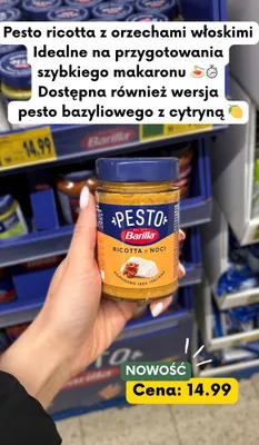 Pesto ricotta z orzechami włoskimi promocja w Kaufland