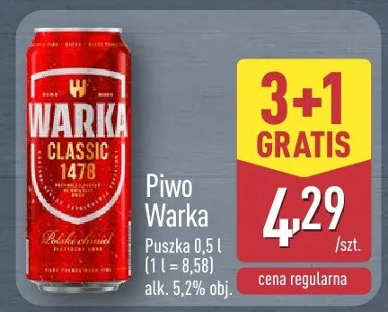 Piwo promocja w Aldi