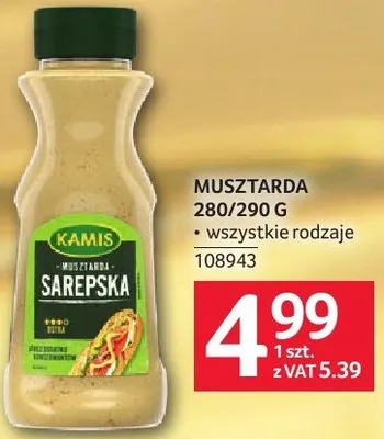 Musztarda Kamis Sarepska promocja w Selgros