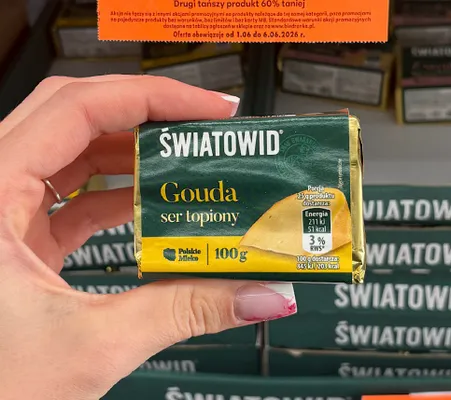 Wszystkie sery topione DRUGI -60% promocja w Biedronka