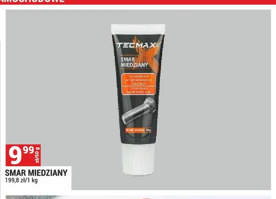 Smar miedziany Tecmaxx promocja w Merkury Market