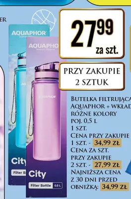 Butelka filtrująca Aquaphor + wkład promocja w Dino