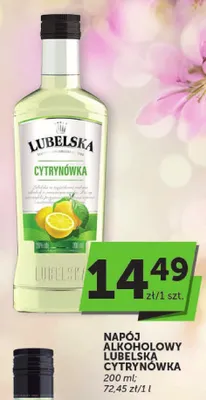 Napój alkoholowy Lubelska Cytrynówka promocja w Groszek