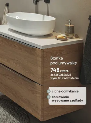 Szafka pod umywalkę promocja w Castorama