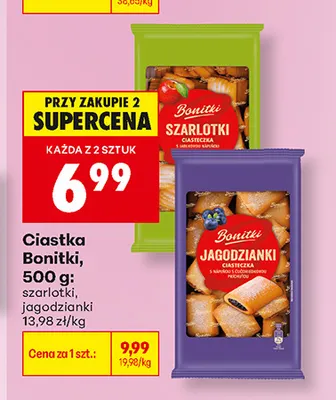 Ciastka Bonitki szarlotki promocja w Biedronka
