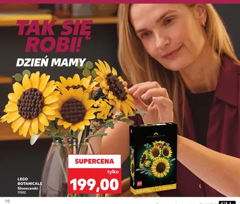 Klocki LEGO BOTANICALS Słoneczniki 11502 promocja w Kaufland