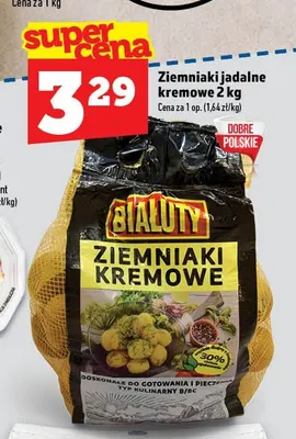 Ziemniaki jadalne kremowe Białuty promocja w TOPAZ