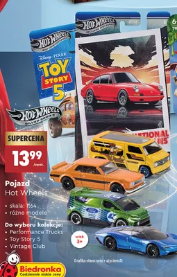 Pojazd Hot Wheels Vintage Club promocja w Biedronka