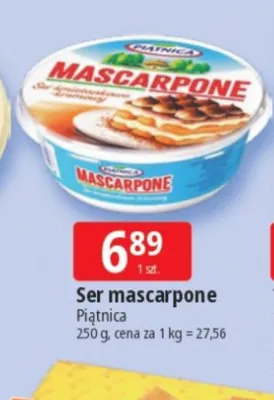 Ser mascarpone Piątnica promocja w Leclerc