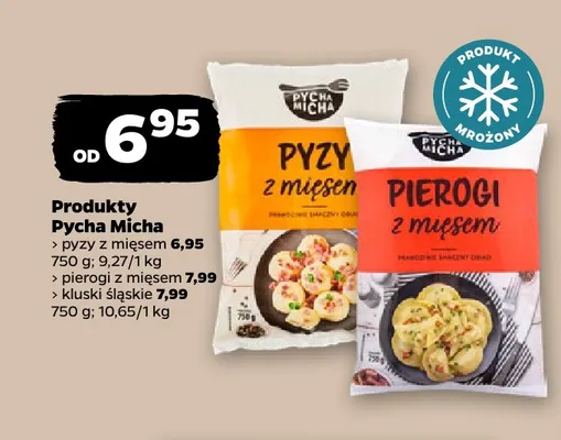 Pierogi z mięsem Pycha Micha promocja w Netto