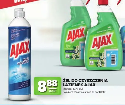Żel do czyszczenia łazienek Ajax promocja w Stokrotka