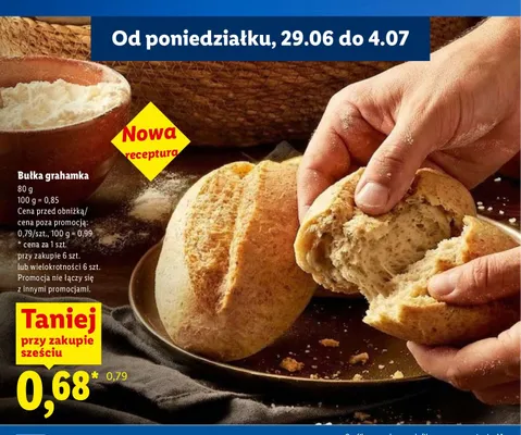 Bułka grahamka promocja w Lidl