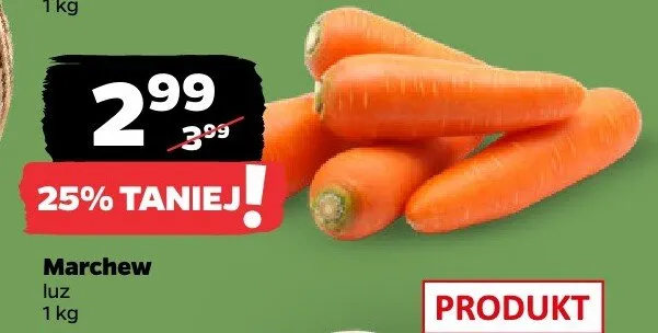 Marchew luz promocja w Netto