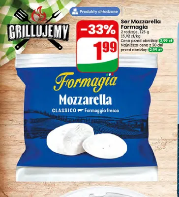 Ser Mozzarella Formagia Classico promocja w Dino