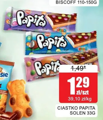 Ciastko Papita Solen promocja w Bingo