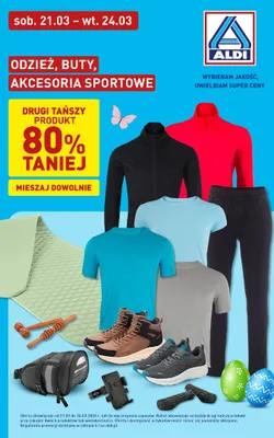 Odzież sportowa promocja w Aldi