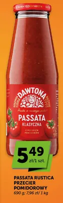 Przecier pomidorowy Dawtona Passata klasyczna promocja w Euro Sklep