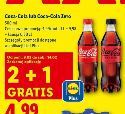 Napój 0,5 l promocja w Lidl