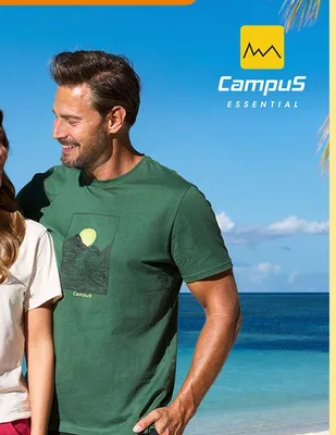 T-shirt męski Campus promocja w Biedronka