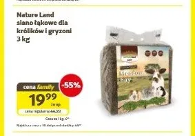 Siano łąkowe dla królików i gryzoni Nature Land promocja w Super Zoo
