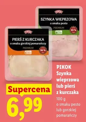 Pierś z kurczaka Pikok o smaku gorzkiej pomarańczy promocja w Lidl