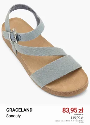 Sandały Graceland promocja w Deichmann