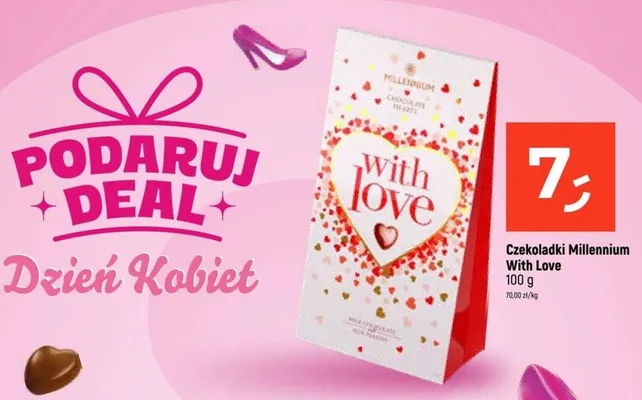 Czekoladki With Love promocja w Dealz