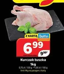 Kurczak tuszka promocja w Delfin