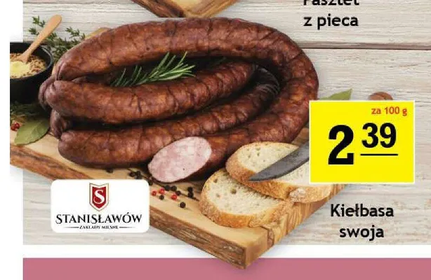 Kiełbasa swoja Stanisławów promocja w Gram Market