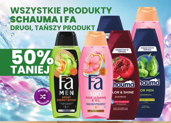 Produkty Schauma i Fa promocja w Dino