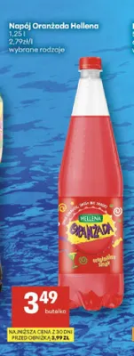 Napój Oranżada Hellena oryginalny smak promocja w Delikatesy Centrum