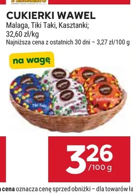 Cukierki Kasztanki Wawel promocja w Stokrotka
