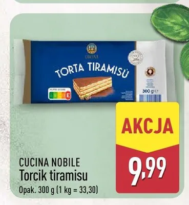Torcik tiramisu CUCINA NOBILE promocja w Aldi