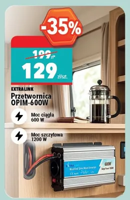 Przetwornica EXTRALINK OPIM-600W promocja w Biedronka Home