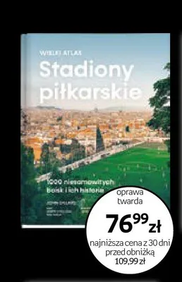 Książka Stadiony piłkarskie Wielki atlas promocja w Empik