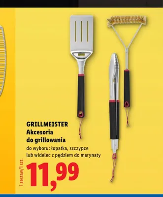 Szczypce do grillowania GRILLMEISTER promocja w Lidl