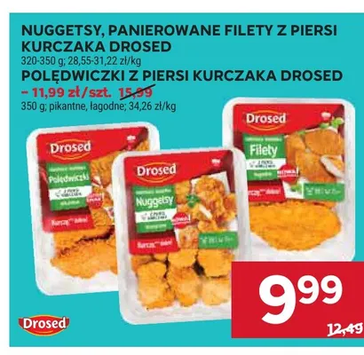 Polędwiczki z piersi kurczaka łagodne Drosed promocja w Stokrotka