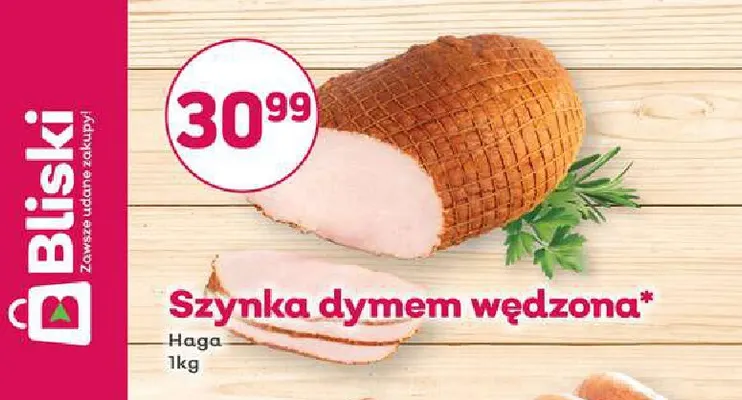 Szynka dymem wędzona Haga promocja w Bliski
