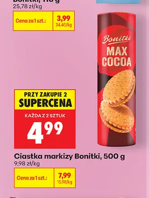 Ciastka markizy Bonitki promocja w Biedronka