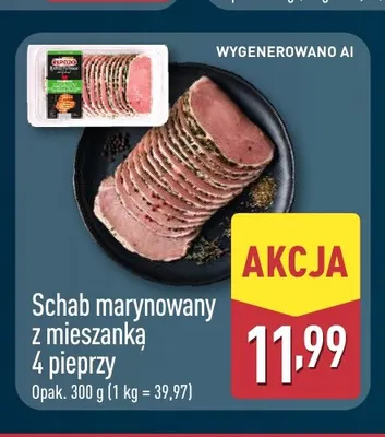 Schab marynowany z mieszanką 4 pieprzy promocja w Aldi