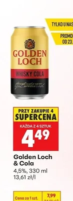 Golden Loch & Cola promocja w Biedronka