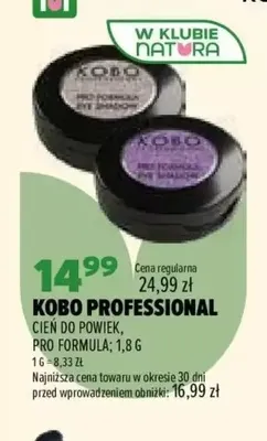 Cień do powiek Pro Formula Kobo Professional promocja w Drogerie Natura