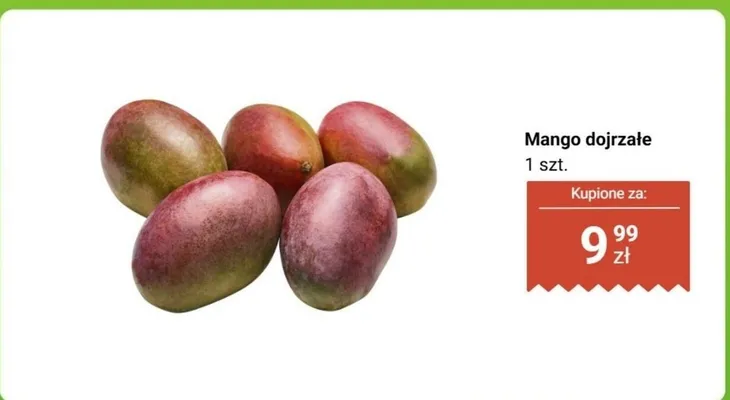Mango dojrzałe, 1 szt. promocja w Biedronka