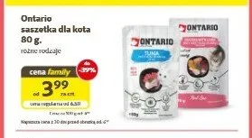 Karma mokra dla kota saszetka Ontario promocja w Super Zoo