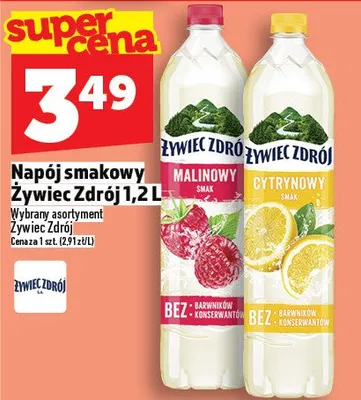 Napój smakowy Żywiec Zdrój cytrynowy promocja w TOPAZ