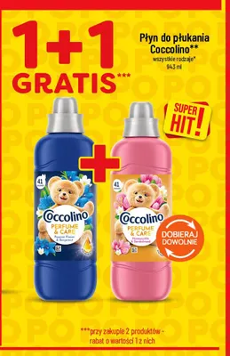 Płyn do płukania Coccolino Perfume & Care Honeysuckle & Sandalwood promocja w POLOmarket