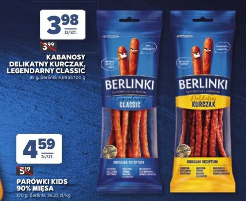 Kabanosy Berlinki promocja w Stokrotka